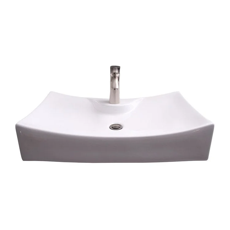 Lavatory Sink Chalmers Wall Hung 26 Inch Rectangle White