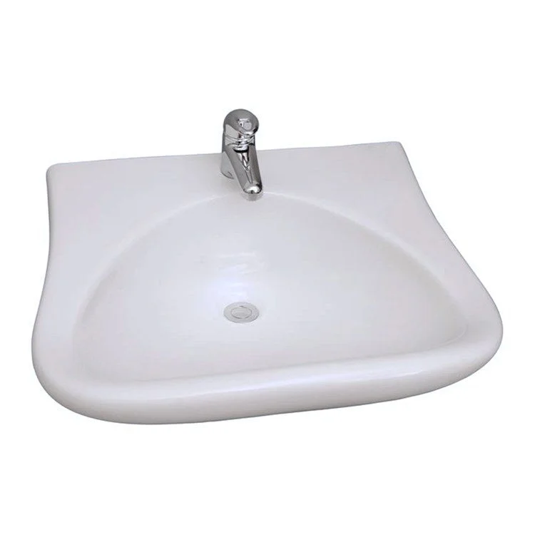 Lavatory Sink Bella Wall Hung 24 Inch White