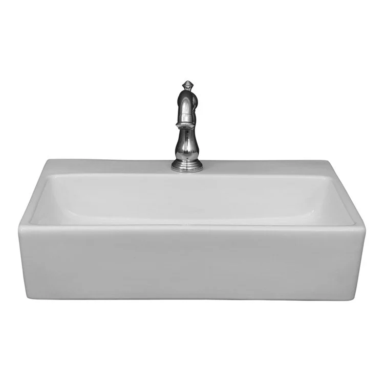 Lavatory Sink Leanne Wall Hung 20 Inch Rectangle White