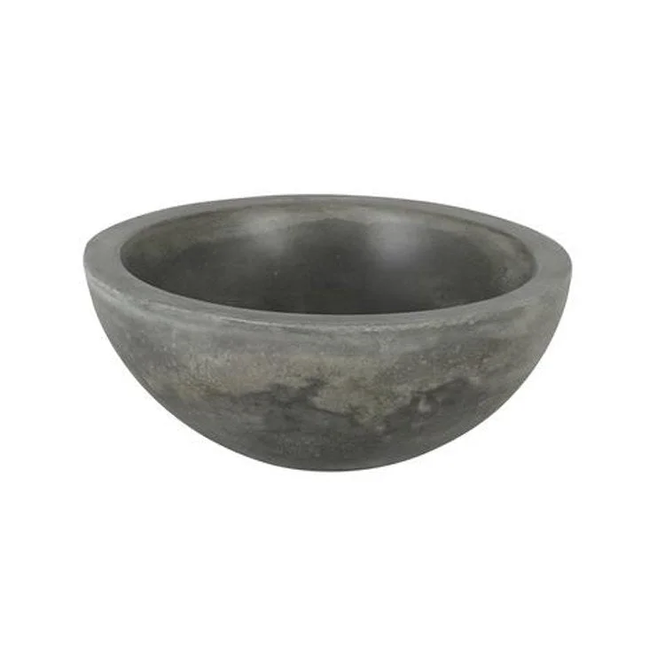 Vessel Cordell Small Round 11-7/8 Inch Dusk Gray Concrete