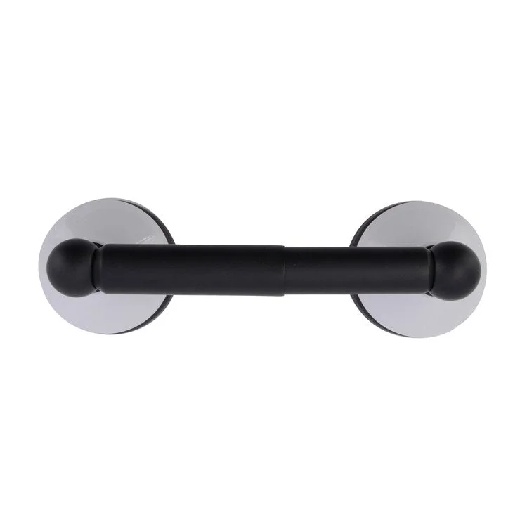 Toilet Paper Holder Anja Matte Black Brass 9 x 6 x 6 Inch 3-1/2 Inch Wall Mount