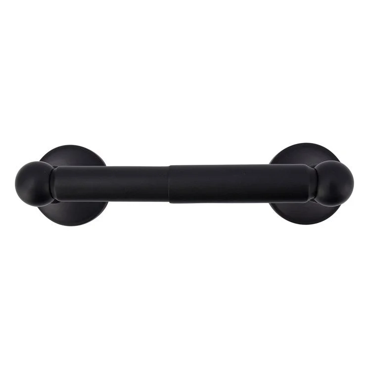 Toilet Paper Holder Gleason Matte Black Brass 9 x 4 x 6 Inch 3-3/8 Inch Wall Mount