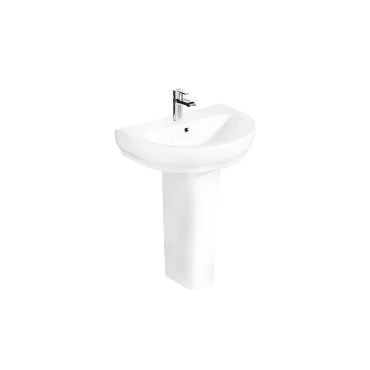 Pedestal Top Harmony 800 31-1/2 Inch White 4 Inch Spread Vitreous China