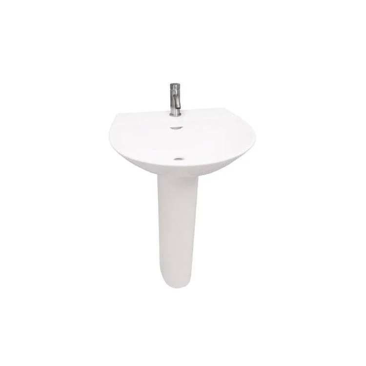 Pedestal Top Reserva 550 21-3/4 Inch White Vitreous China