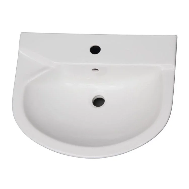 Pedestal Top Anabel 555 21-7/8 Inch White Vitreous China