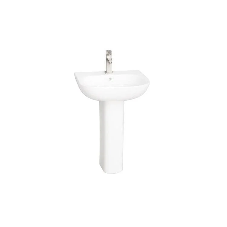 Pedestal White Tonique 550 Vitreous China for B/3-2031WH Or B/3-2038WH