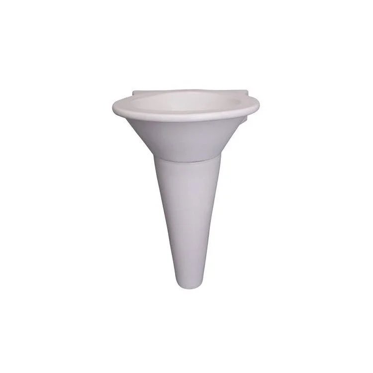 Pedestal White Levine Vitreous China for B/3-2071WH Or B/3-2074WH