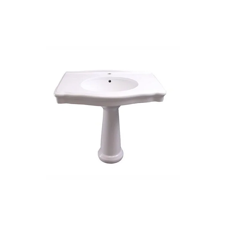 Pedestal White Anders Vitreous China