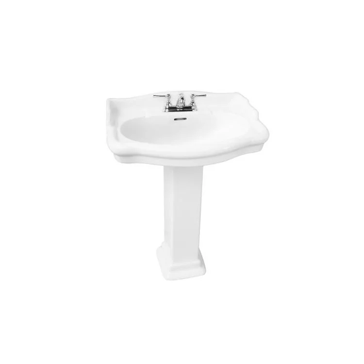 Pedestal White Stanford Small Vitreous China