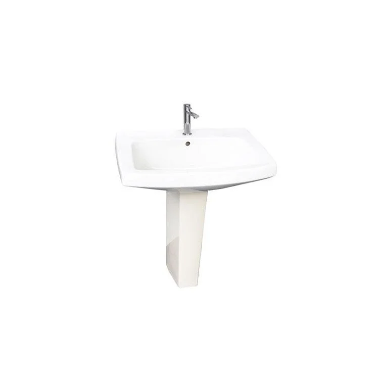 Pedestal White Galaxy Vitreous China