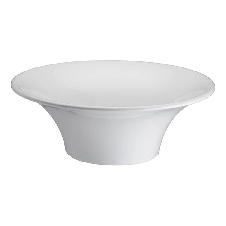 Vessel Andros Above Counter 17-1/4 Inch White Fireclay