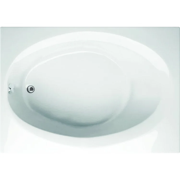 Shower Base Corner Bone 42 x 42 Inch Gelcoat Standard Polished Chrome Drain Included