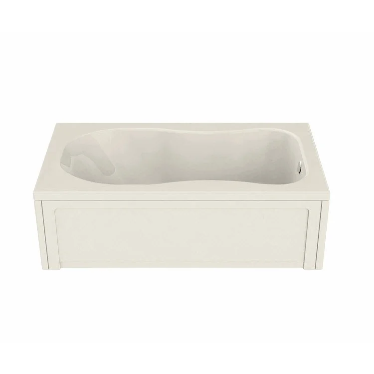 Tub Topaz 60L x 36W Inch Alcove Hydromax End Biscuit Acrylic