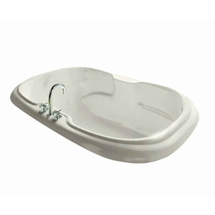 Tub Calla 72 x 42 Inch Drop-In Combined Hydromax Aerofeel Center Biscuit Acrylic