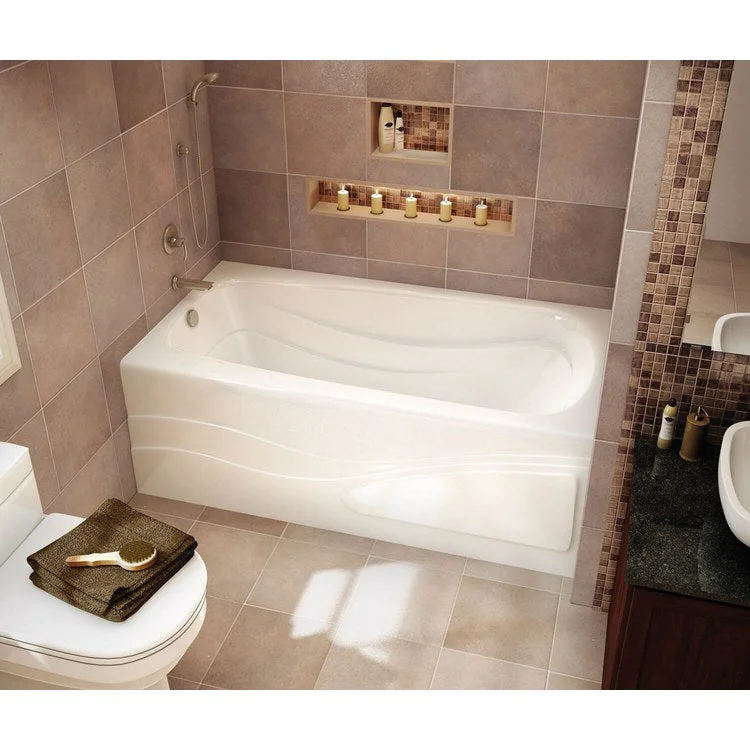 Tub Tenderness 66 x 36 Inch Alcove Combined Whirlpool Aeroeffect Left Hand White Acrylic