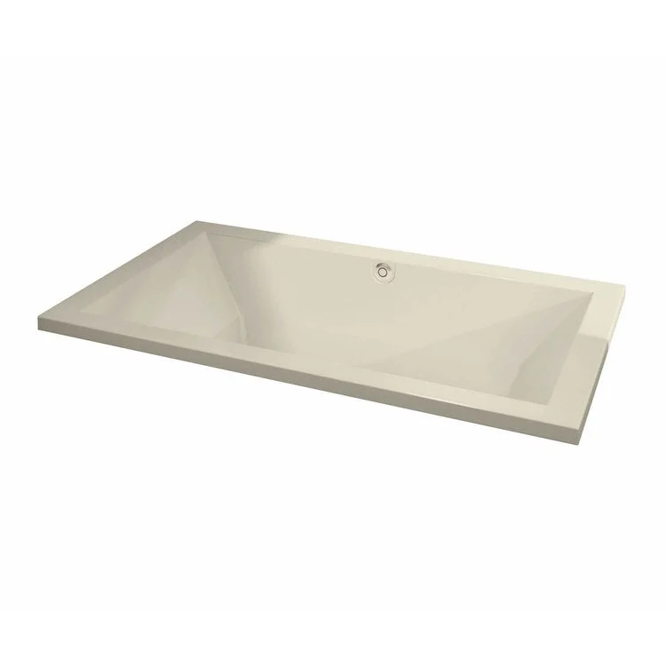 Tub Aliki 72L x 42W Inch Drop-In Hydrofeel Center Bone Acrylic