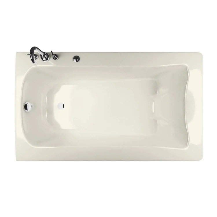 Tub Release 60L x 32W Inch Drop-In Combined Hydromax Aerofeel End Biscuit Acrylic