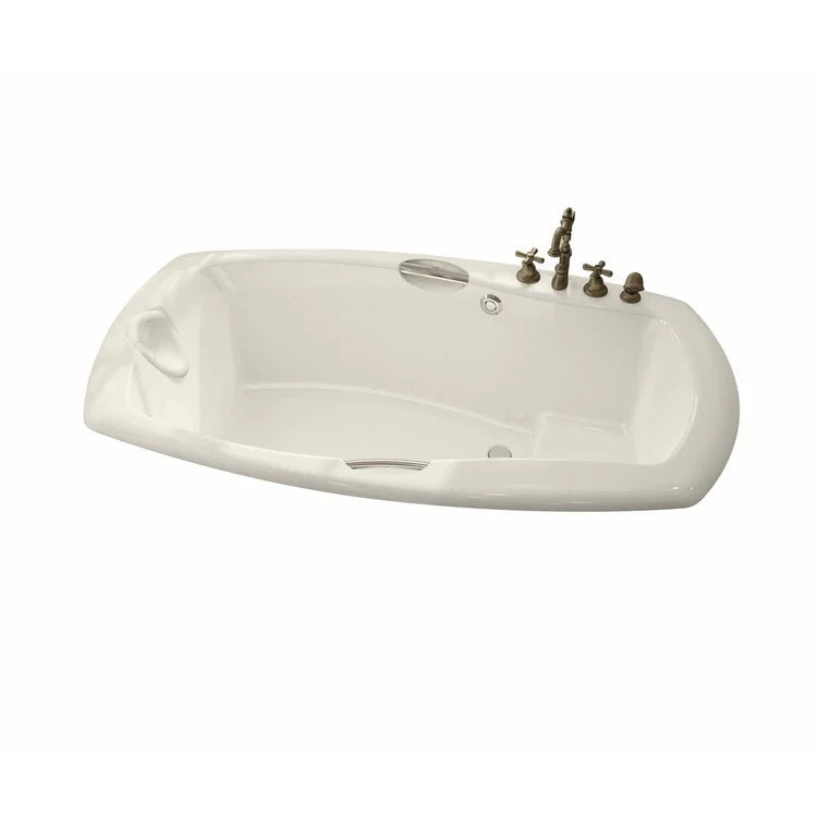 Tub Release 66L x 36W Inch Drop-In Combined Hydromax Aerofeel Center Biscuit Acrylic