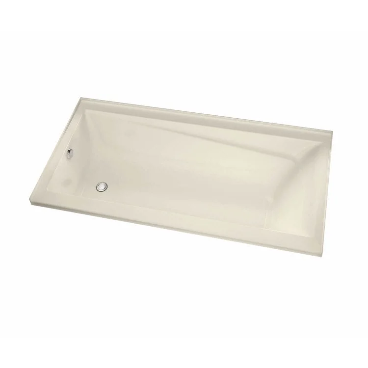 Tub Exhibit IF 66L x 32W Inch Alcove Left Hand Bone Acrylic