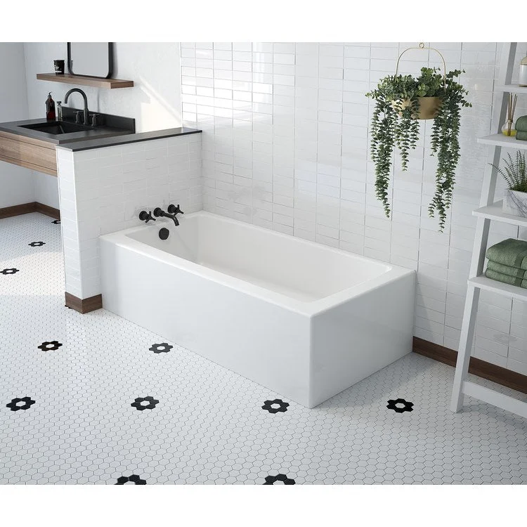 Tub Mackenzie AFR 60L x 30W Inch Corner Access Left Hand White AcrylX