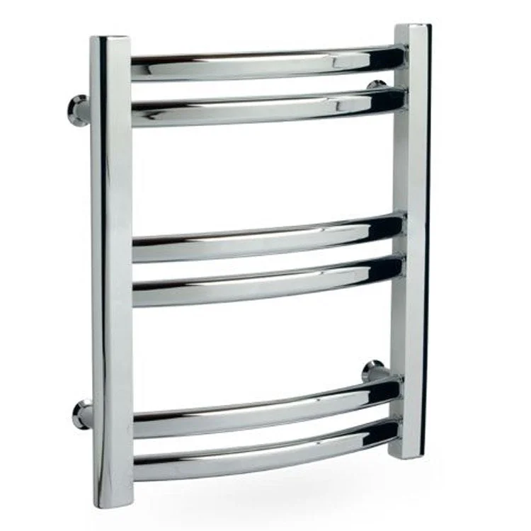 Towel Warmer Ferlo Electric Wall Mount D Shape 17-7/8 Inch Chrome 21-1/4 Inch