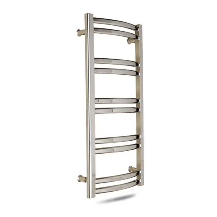 Towel Warmer Ferlo Electric Wall Mount D Shape 17-7/8 Inch Regal Brass 35-1/4 Inch