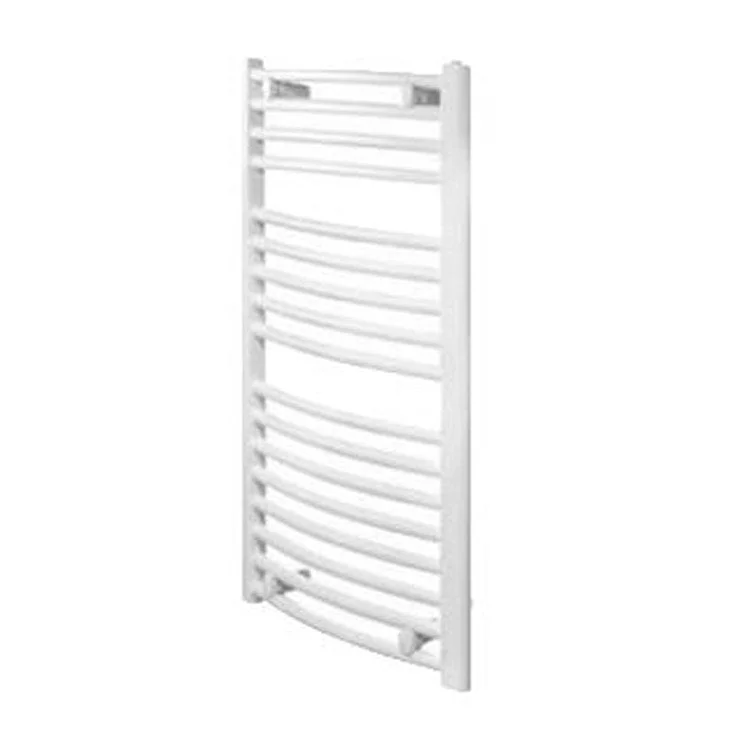 Towel Warmer Eco Electric Wall Mount Curved D Shape 20-1/4 Inch Chrome