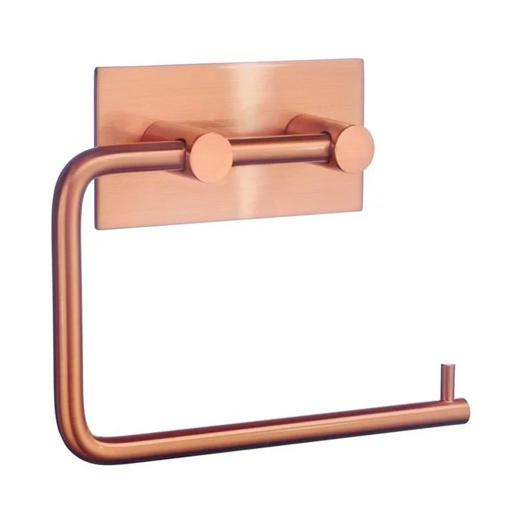 Toilet Paper Holder Brushed Copper Stainless Steel 2 x 6 x 4-1/2 Inch 2 Inch Wall Mount