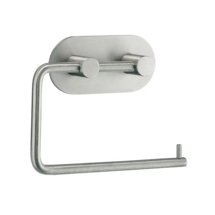 Toilet Paper Holder Euro Polished Stainless Steel 5-2/7 x 3-7/9 x 4-1/8 Inch 1-9/10 Inch Wall Mount