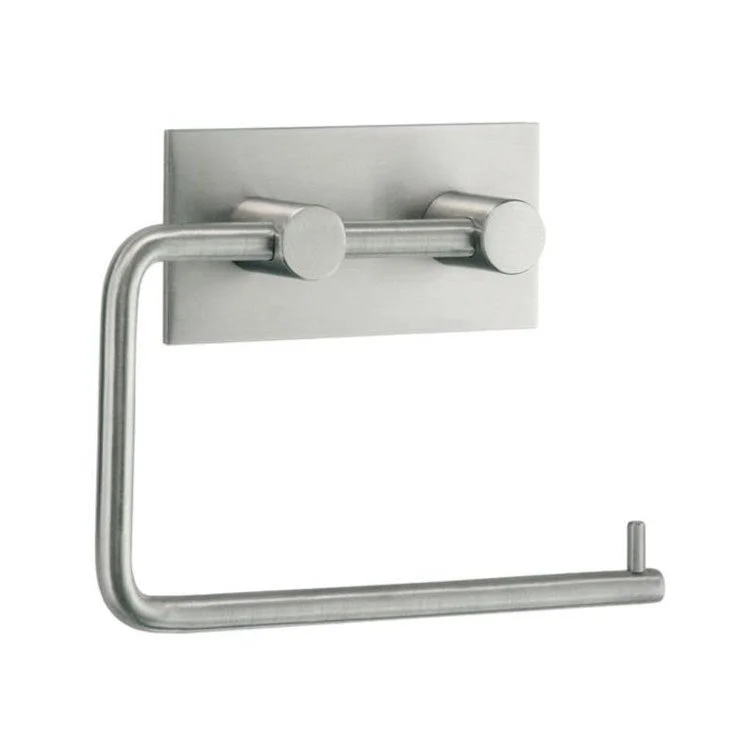 Toilet Paper Holder Euro Polished Stainless Steel 5-2/7 x 3-1/2 x 4-1/8 Inch 1-7/9 Inch Wall Mount