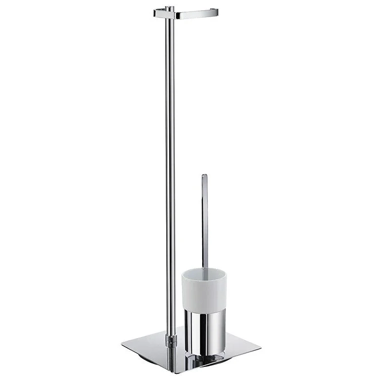 Outline Freestanding Toilet Paper/Toilet Brush Holder