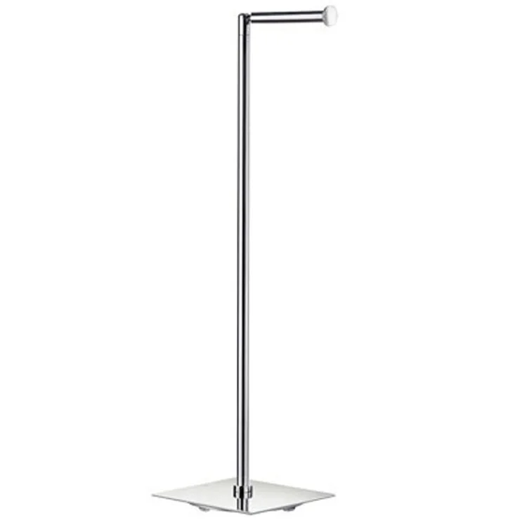 Toilet Paper Holder Outline Lite Spare Square Base Polished Stainless Steel 6-3/4 x 6-3/4 x 24-1/4 Inch Freestanding