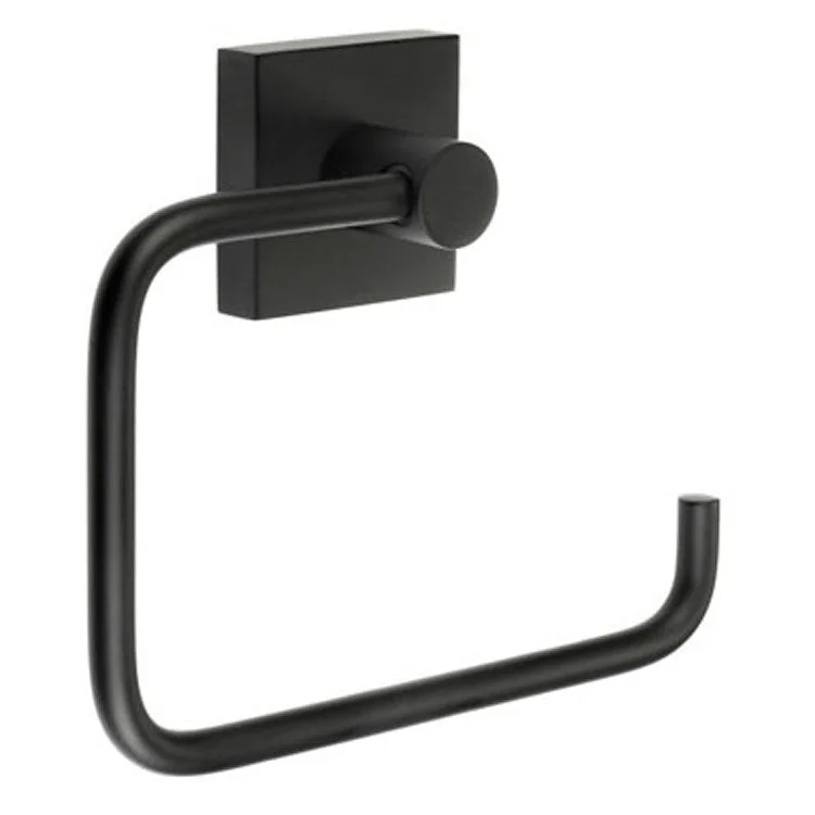 Toilet Paper Holder House Black Brass 5-1/2 x 3-3/4 x 1-7/9 Inch 1-7/9 Inch Wall Mount